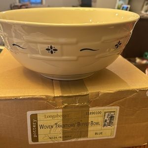 Longaberger buffet bowl